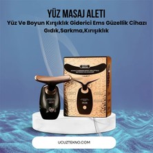 Teknodayım Teknocanmarketing Yüz ve Boyun Masaj Aleti – Yunus Tasarım, Kırışık Görünümü Giderici