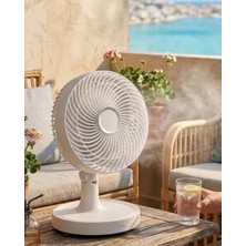 Teknodayım Teknocanmarketing 2200 Rpm Mini Masaüstü Vantilatör Sessiz ve Güçlü Hava Akışlı Fan