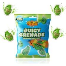Candy Paradise Juicy Grenade Sour Liquid Filled Gummy 72G