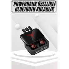 Teknodayım Teknocanmarketing Kablosuz Bluetooth Kulaklık Powerbank Özellikli Göstergeli Hd Mikrofon