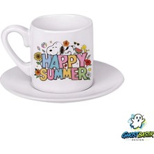 Ghostbastır Design Snoopy Türk Kahvesi Fincanı 0172