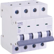 EstoreBox 4VTB-4B25 Otomatik Sigorta 4,5ka B Tipi 4 Kutup 25A