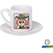 Ghostbastır Design Zootropolis Nick Türk Kahvesi Fincanı 0192