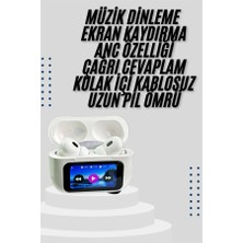 Teknodayım Teknocanmarketing Dokunmatik Ekranlı Air Pro 2 Anc Kulaklık Kablosuz Çok Fonksiyonlu