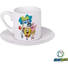 Ghostbastır Design Sünger Bob Türk Kahvesi Fincanı 0175