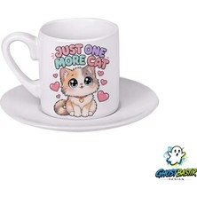 Ghostbastır Design Kedili Türk Kahvesi Fincanı 0133
