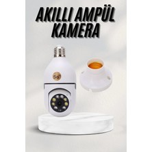 Teknodayım Teknocanmarketing Akıllı Kamera Wifi Kamera Duylu Ampul Görünümlü 360 Derece Dönebilen Ev Kam