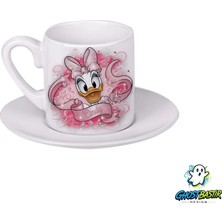 Ghostbastır Design Daisy Türk Kahvesi Fincanı 0116
