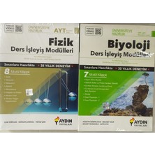 Eser Aydın Yayınları Ayt Fizik Ders Işleyiş Modülleri+Biyoloji Tyt+Ayt  Ders Işleyiş Modülleri    2 Li Set