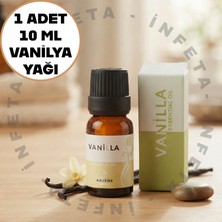 İnfeta 1 Adet 10 ml Esansiyel Vanilya Koku Yağı - Hava Nemlendirici Buhardanlık, Ütü Kokusu Uçucu Yağ -Vanilya Mum,  Oda Kokusu