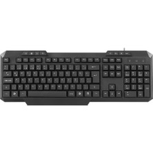 Frisby Frısby FK-4816QU USB Q Tr mm Siyah Kablolu Klavye