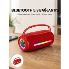 Teknodayım Teknocanmarketing Rgb Işıklı Taşınabilir Hoparlör – Çoklu Bağlantı Desteği