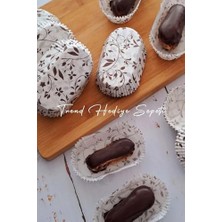 Mabelme Store Takribi 200 Adet Büyük Boy Desenli Ekler Kağıdı 8.5x4 Cm, Baklava Sunumluk, Muffin Kek Kalıbı