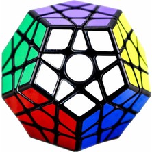 OEM Megaminx Hız Küpü, 3X3X3 Beşgen Hız Küpü Dodecahedron Sihirli Küp Bulmaca Siyah