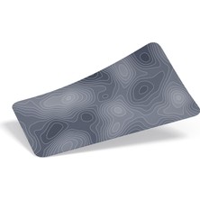 OEM 90X40 cm Xxl Gaming Mouse Pad [high Density Hybrid Kumaş] [kaymaz Taban] [yüksek Çözünürlüklü Baskı] Fare Altlığı Oyuncu Mousepad (Gri Izohips)