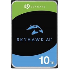 10 Tb Seagate 3.5 Skyhawk Aı Sata 7200RPM 256MB 7/24 Guvenlık ST10000VE001 (5 Yıl Resmı Dıst Garantı