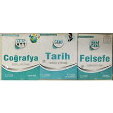 Eser Palme Yayıncılık Ayt Tarih+Coğrafya+ Felsefe  Soru Kitabı 3lü Set