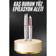 Teknodayım Teknocanmarketing Unısex Şarjlı Kaş Bıyık Alma Epilatörü Hassas Ciltlere Özel Acısız