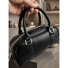 SS Trend Store Kadın El ve Omuz Çantası Günlük Kullanım Silindir Tasarım Suni Deri 24X12X12 cm | 4 Renk Seçeneği