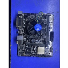 Asus H81M-D R2.0 Intel H81 Soket 1150 Ddr3 1600MHZ VGA Anakart+I7 4790 Cpu+Fan Refrubıshed