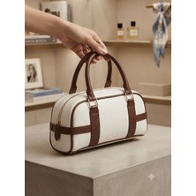 SS Trend Store Kadın El ve Omuz Çantası Günlük Kullanım Silindir Tasarım Suni Deri 24X12X12 cm | 4 Renk Seçeneği