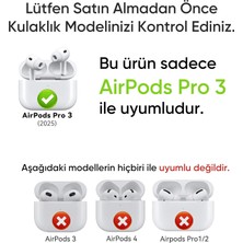 OEM Airpods Pro 3 ile Uyumlu Armor Serisi Darbelere Karşı Ultra Güçlü Koruma Fiber Karbon Arka Tasarım Kılıf (Siyah, Airpods Pro 3 2025)