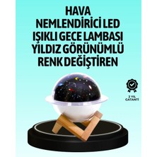 Teknodayım Teknocanmarketing USB ile Çalışan Projektörlü Aromaterapi Nemlendirici Masaüstü Kullanım Iç