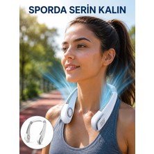 Teknodayım Teknocanmarketing Kanatsız Boyun Tipi Fan | Giyilebilir Serinletici, Düşük Sesli, Hafif Abs Göv