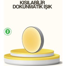 Teknodayım Teknocanmarketing Hareket Algılayan LED Gece Lambası Mıknatıslı Duvar Montajlı