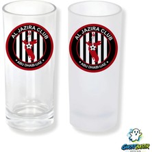 Ghostbastır Design Al Jazira F.c. Buzlu / Buzsuz Seçenekli Rakı Bardağı – 1 Adet Şık Sunum Bardağı 0288