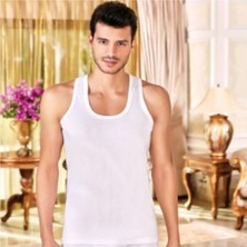 Berrak 1004 Erkek Penye Atlet 12 Li-Beyaz-Xl