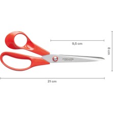 OEM Evrensel Makas Solaklar Için, Toplam Uzunluk: 21 Cm, Paslanmaz Çelik Bıçaklar/plastik Saplar, Klasik, 1005147
