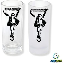 Ghostbastır Design Michael Jackson Buzlu / Buzsuz Seçenekli Rakı Bardağı – 1 Adet Şık Sunum Bardağı 0265