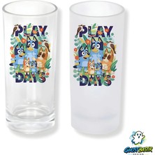 Ghostbastır Design Bluey Buzlu / Buzsuz Seçenekli Rakı Bardağı – 1 Adet Şık Sunum Bardağı 0231