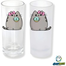 Ghostbastır Design Pusheen Buzlu / Buzsuz Seçenekli Rakı Bardağı – 1 Adet Şık Sunum Bardağı 0295