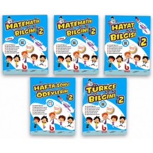 Bilimetik Yayınları Bilmetrik 2. Sınıf Süper Eğitim Seti 5 Kitap | Matematik Bilgini (1-2), Türkçe Bilgini, Hayat Bilgisi, Hafta Sonu Ödevlerim | Meb Uyumlu Yeni Nesil Soru Bankası