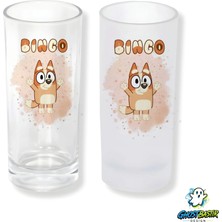 Ghostbastır Design Bluey Buzlu / Buzsuz Seçenekli Rakı Bardağı – 1 Adet Şık Sunum Bardağı 0271