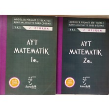Eser Karekök Yayıncılık Ayt Matematik 1. +2. Kitap Konu Anlatımı ve Soru Çözümü 21LI Set