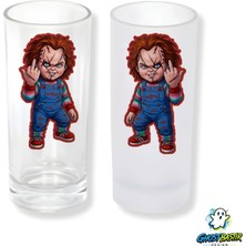 Ghostbastır Design Chucky Buzlu / Buzsuz Seçenekli Rakı Bardağı – 1 Adet Şık Sunum Bardağı 0223