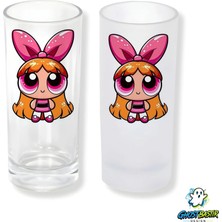 Ghostbastır Design Powerpuff Girls Buzlu / Buzsuz Seçenekli Rakı Bardağı – 1 Adet Şık Sunum Bardağı 0244