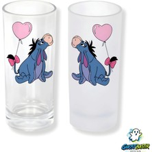 Ghostbastır Design Eeyore Buzlu / Buzsuz Seçenekli Rakı Bardağı – 1 Adet Şık Sunum Bardağı 0273
