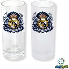 Ghostbastır Design Real Madrid Buzlu / Buzsuz Seçenekli Rakı Bardağı – 1 Adet Şık Sunum Bardağı 0225