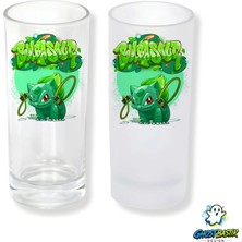 Ghostbastır Design Balbasaur Buzlu / Buzsuz Seçenekli Rakı Bardağı – 1 Adet Şık Sunum Bardağı 0245