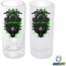 Ghostbastır Design Harley Buzlu / Buzsuz Seçenekli Rakı Bardağı – 1 Adet Şık Sunum Bardağı 0213