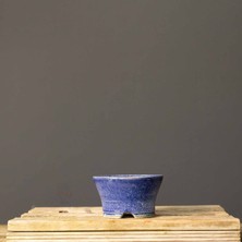 Seika Yuvarlak Bonsai Saksısı NO.134-SIRLI (13 Cm)