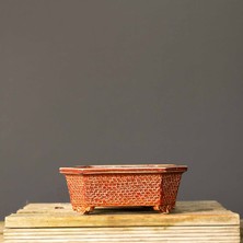 Seika Köşeli Bonsai Saksısı NO.103-SIRLI (22.5 Cm)