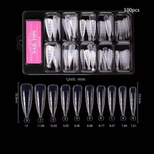 EstoreBox Tırnakmania Stiletto Sivri Tips (Kompozit) 51580 3403