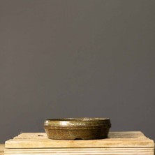 Seika Yuvarlak Bonsai Saksısı NO.133-SIRLI (19 Cm)