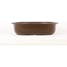 Seika Oval Bonsai Saksısı Japon No.2-Sırsız (44 Cm)