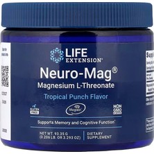 Life Extension Neuro-Mag Magnesium L-Theronate Tropical Punch Flavor 93.35 Gr.